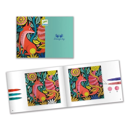 Kolorowanki 3D ZACZAROWANY LAS DJ08652