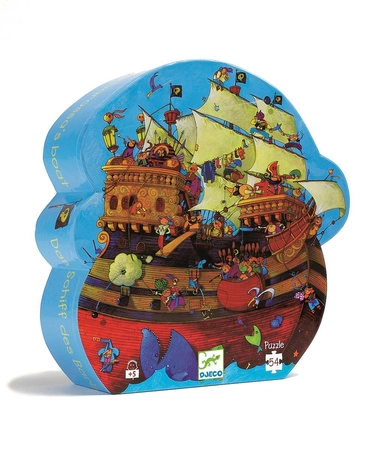 Puzzle tekturowe STATEK PIRACKI 54 el. DJ07241