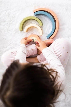 Pearhead Układanka Drewniana Rainbow