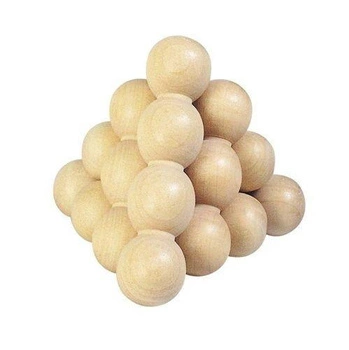 Piramida z kulek, układanka logiczna, HS002-goki