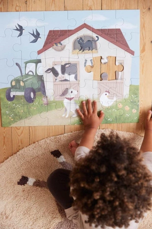 Filibabba Puzzle duże 30 el. Magic Farm