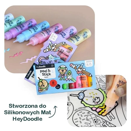 HeyDoodle Farba do Tworzenia Naklejek. Peel & Stick Paint.