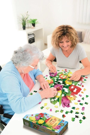 MADD CAPP, Puzzle konturowe I AM - Tulipany 350 elem.