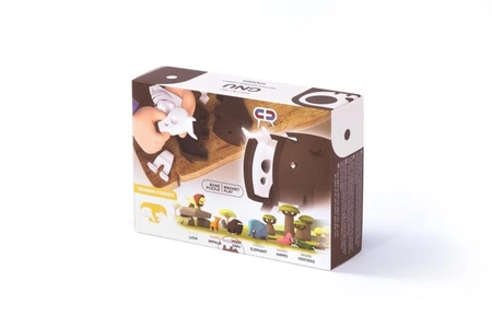 Halftoys Magnetyczne Składane Gnu