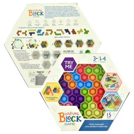 Puzzle pop it  (15 elem)