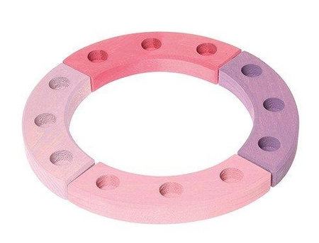 Mały Pierścień Dekoracyjny, różowo-fioletowy, Grimm’s