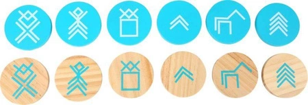 Drewniane szachy i warcaby 2w1 Activ 12026-Small Foot, gry na zewnątrz