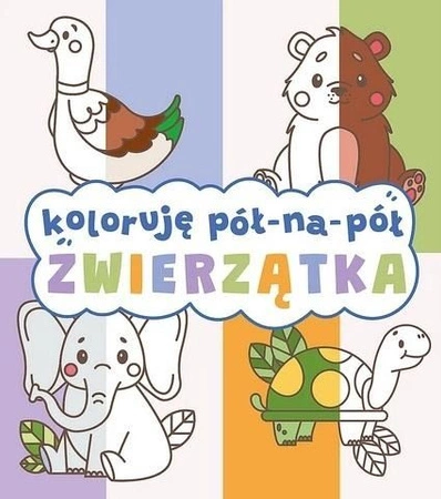 Zwierzątka. Koloruję pół na pół