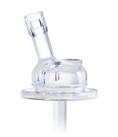 Termobutelka ze słomką 260 ml, niebieska swirl, Pura