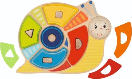 Sorter Ślimak 58399-Goki, zabawki edukacyjne dla dzieci