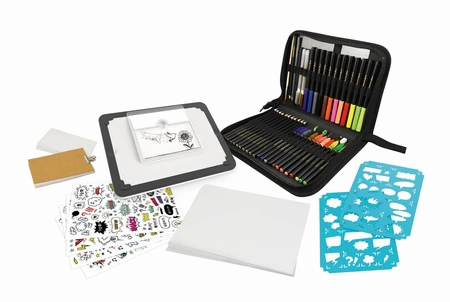 Buki tablet 3w1 z podświetleniem led do rysowania