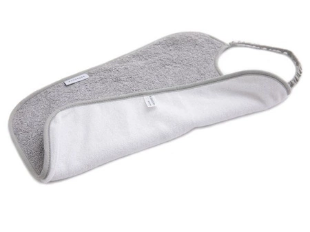 Śliniak bambusowy XL Popielaty 0m+ BAMBOOM