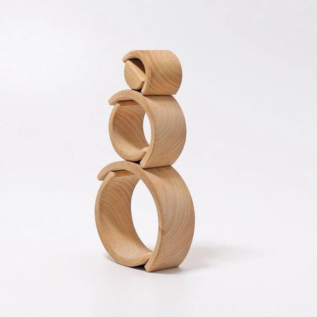 Tęcza 6-elementowa, mniejsza, naturalna, 3+, Grimm's