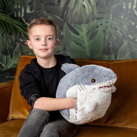 Rekin Poduszka i pluszowy ogrzewacz do dłoni Cozy Noxxiez HW719