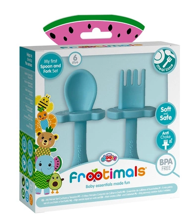 Zestaw łyżeczka i widelec Frootimals melephant BPA FREE