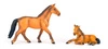 Zestaw 25 Koni Faunica (Cętkowane i Brązowe)