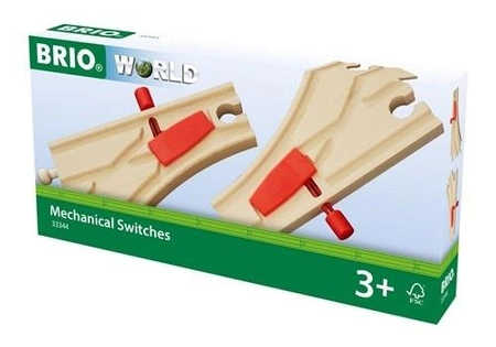BRIO World Kolejowe Zwrotnice Mechaniczne