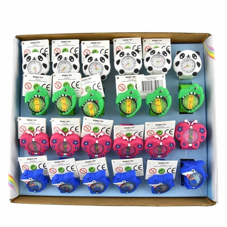 Analogowy zegarek na pasku SLAP (bez zapięcia) 4 wzory