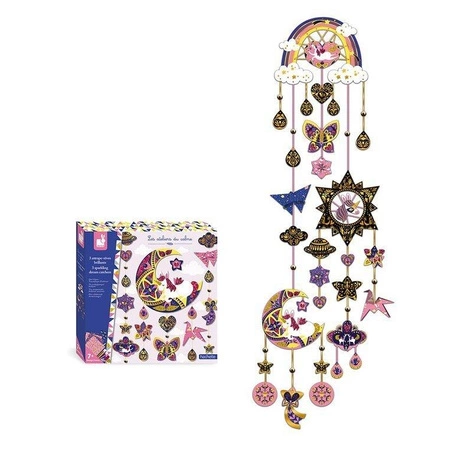 Zestaw kreatywny Brokat i blask Łapacz snów 7+, Janod