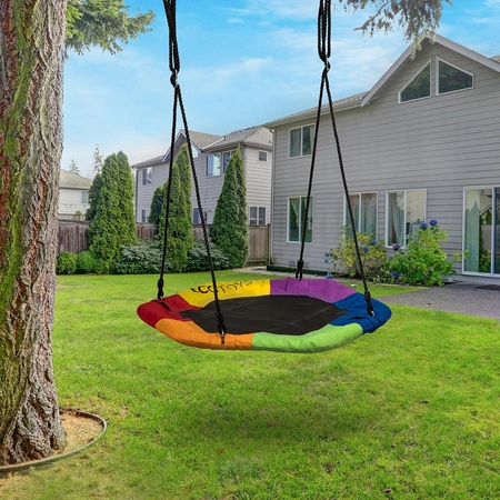 Huśtawka ogrodowa bocianie gniazdo sześciokątna