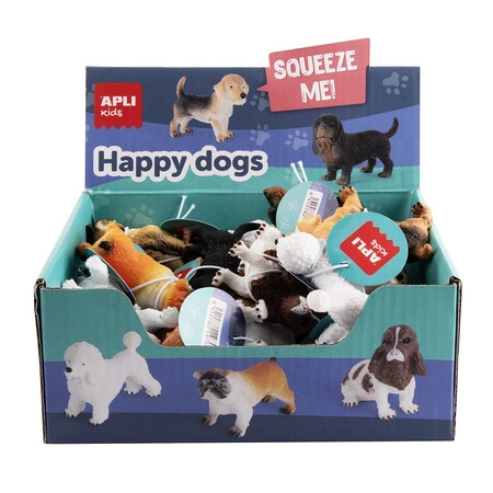 Zestaw gniotków Apli Kids - Psy 6 szt.