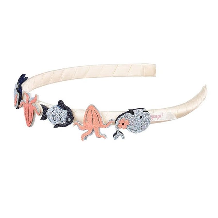 Souza! Opaska z brokatowymi zwierzątkami morskimi Pemme