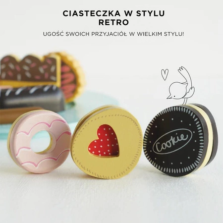 Zestaw drewnianych ciasteczek Le Toy Van