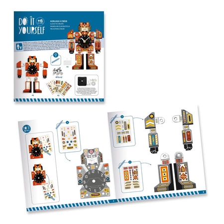 Zrób to sam - ZEGAR ROBOT DJ07984