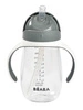 Beaba Bidon niekapek ze słomką tritanowy 300 ml Mineral grey
