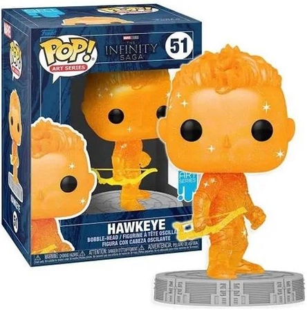 POP! MARVEL INFINITY SAGA HAWKEYE IN PROTECTION CASE