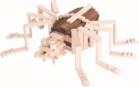 Drewniane płytki, 200 elementów, goki nature