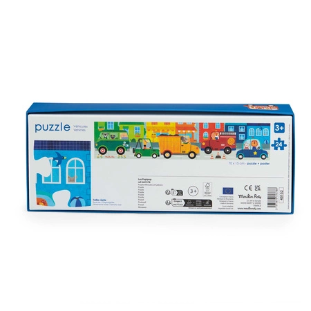 Puzzle POJAZDY 24 elementy LES POPIPOP 661378