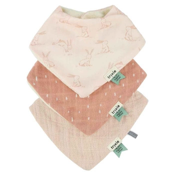 Bawełniane chustki bandana 3-pack - Rosy Rabbit Trixie Baby