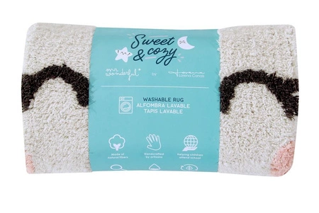 Dywan bawełniany Smile Like a Llama Mr Wonderful & Lorena Canals 82x120 cm