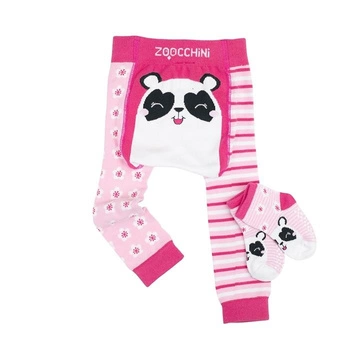 Zoocchini Legginsy i Skarpetki Panda 6-12M