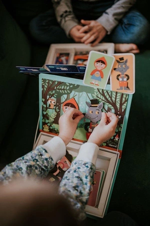 Magnetyczna układanka Świat baśni Magnetibook 3-8 lat, Janod