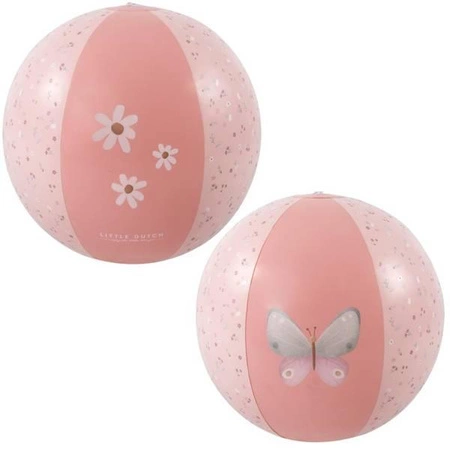 Little Dutch Piłka plażowa Little Pink Flowers 35cm 2008703