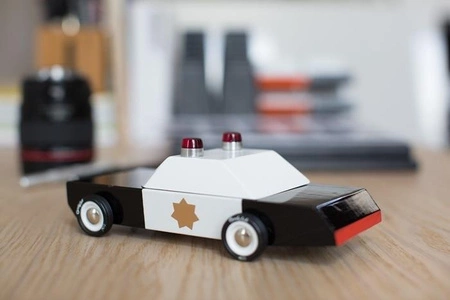 Candylab Samochód Drewniany Police Cruiser