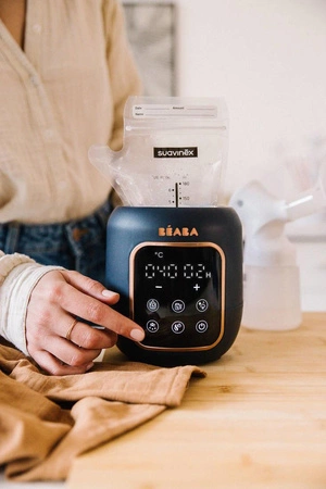 Beaba Wielofunkcyjny podgrzewacz i sterylizator parowy do butelek i słoiczków 5w1 Multi Milk Night blue