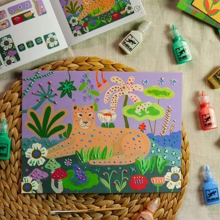 Zestaw art. malowanie 3D - LAS TROPIKALNY DJ08968