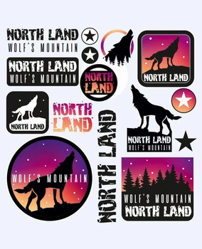 Naplamki North Land - naprasowywanki na ubranie