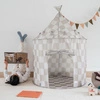3 Sprouts Namiot dla Dzieci Recycled Checkerboard Beige