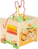 Drewniana kostka edukacyjna Królik z marchewką 11732- Small Foot, zabawki motoryczne