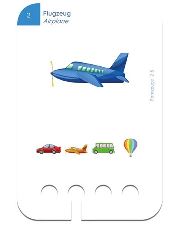 WiemTo Karty Rozpoznawania Pojazdów 2-3 Latka