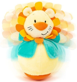 Pluszowa wańka wstańka Lew Small Foot 11426 zabawki dla maluchów