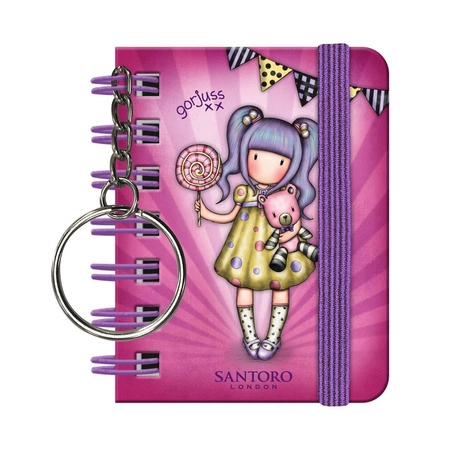 Mały Kołonotatnik z Breloczkiem - Gorjuss - Fairground - First Prize