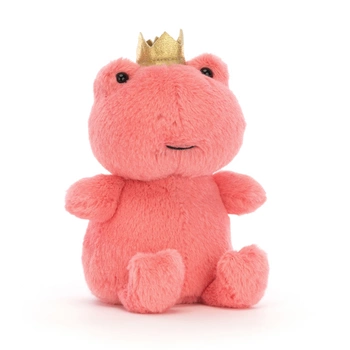 JellyCat Żabka w Złotej Koronie Arbuzowa 12 cm