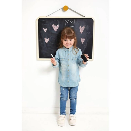 Dwustronna tablica ścienna z akcesoriami 3+, Janod