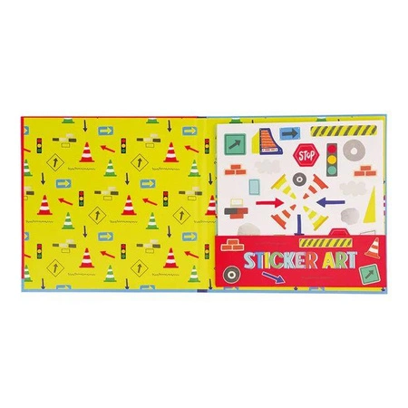 Na Budowie Zestaw Pachnących Naklejek Wielokrotnego Użytku