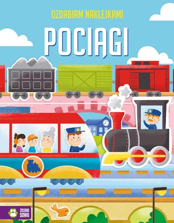 Pociągi. Ozdabiam naklejkami